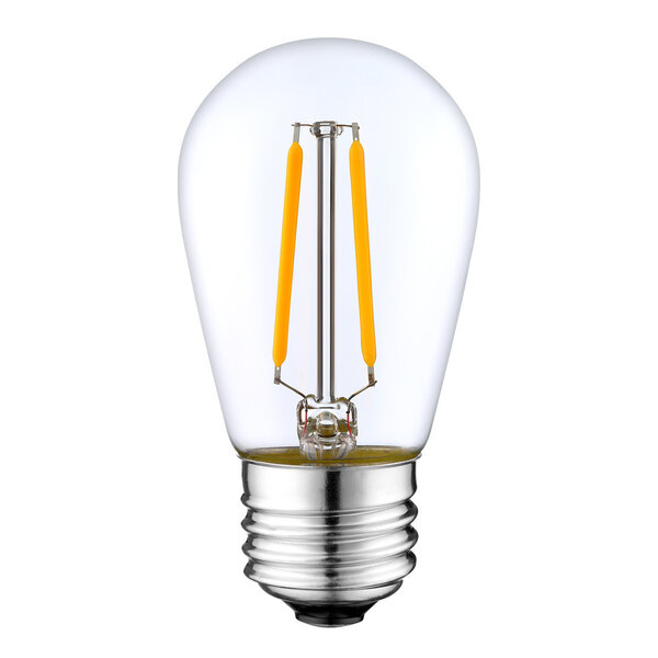 Dimbar 2 watts filamentlampa i glas, 2200K: 15 eller 25-pack