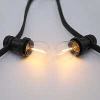Filament-LED-lampa dimbar 1 watt, glas (2200K)