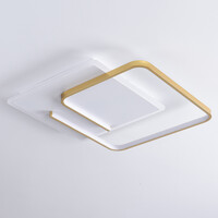 Design taklampa 2-ljus Rune med dimbara LED-lampor - fyrkantig