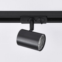 Set med 1-fas skensystem på 3 meter och Nox-spotlights, 3-stegs dimbar