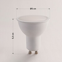 GU10-spotlight LED 3-stegs dimbar 7 watt (2700K)