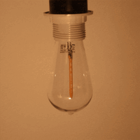E27 LED-lampa med fallande ljuseffekt 1,5 watt (2000K)
