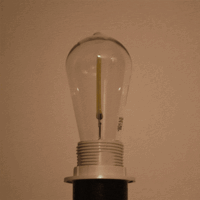 E27 LED-lampa med fallande ljuseffekt 1,5W, 6000K