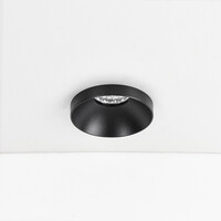 9W infälld spotlight Meya med ring 1 - svart