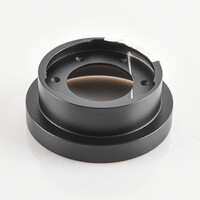 9W infälld spotlight Meya med ring 1 - svart