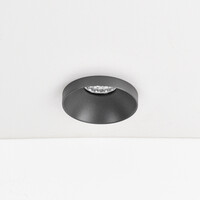Infälld spotlight Meya 9W med ring 1 - mörkgrå