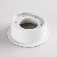 9W infälld spotlight Meya med ring 2 - vit