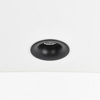 9W infälld spotlight Meya med ring 2 - svart