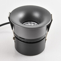 Infälld spotlight Meya 9W med ring 2 - mörkgrå