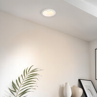 9W infälld spotlight Meya med ring 3 - vit