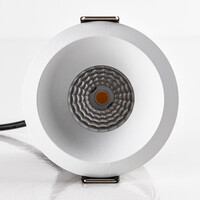 9W infälld spotlight Meya med ring 3 - vit