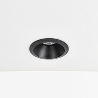 9W infälld spotlight Meya med ring 3 - svart