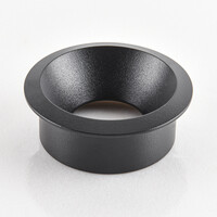 9W infälld spotlight Meya med ring 3 - svart