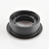 9W infälld spotlight Meya med ring 4 - svart