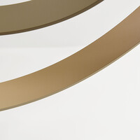 Designad pendellampa Tynara med integrerad LED, 3-stegs dimbar i sandbeige