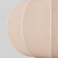 Justerbar vägglampa Flera - rund beige tygskärm