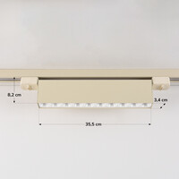 10W skenspotlight 1-fas Nexu med integrerade lysdioder på 3000K i beige