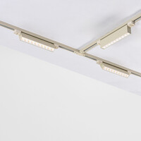 10W skenspotlight 1-fas Nexu med integrerade lysdioder på 3000K i beige