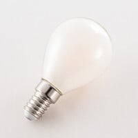 E14 dimbar LED-lampa med mjölkvitt glas 4,5W 2700K