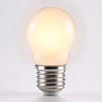 3-stegs dimbar E27 LED-lampa Ø45 med mjölkvitt glas 4,5W 2700K
