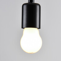 3-stegs dimbar E27 LED-lampa Ø45 mm med mjölkvitt glas 4,5W 2700K