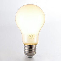 3-stegs dimbar E27 LED-lampa Ø60 med mjölkvitt glas 7W 2700K