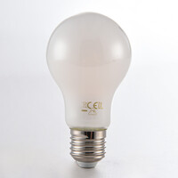 3-stegs dimbar E27 LED-lampa Ø60 med mjölkvitt glas 7W 2700K