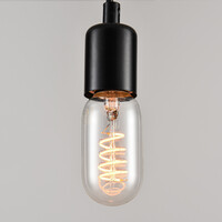 Dimbar E27 LED-rörlampa Ø45 mm med klart glas 4W 1800K