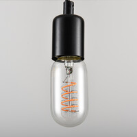 Dimbar E27 LED-rörlampa Ø45 mm med klart glas 4W 1800K