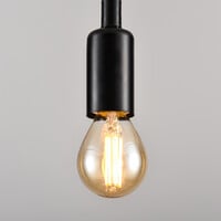 E14 3-stegs dimbar LED-filamentlampa Ø45 mm med amberglas 4,5W 2700K