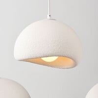 5-ljus Wabi Sabi taklampa Klori vit steneffekt