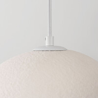 5-ljus Wabi Sabi taklampa Klori vit steneffekt