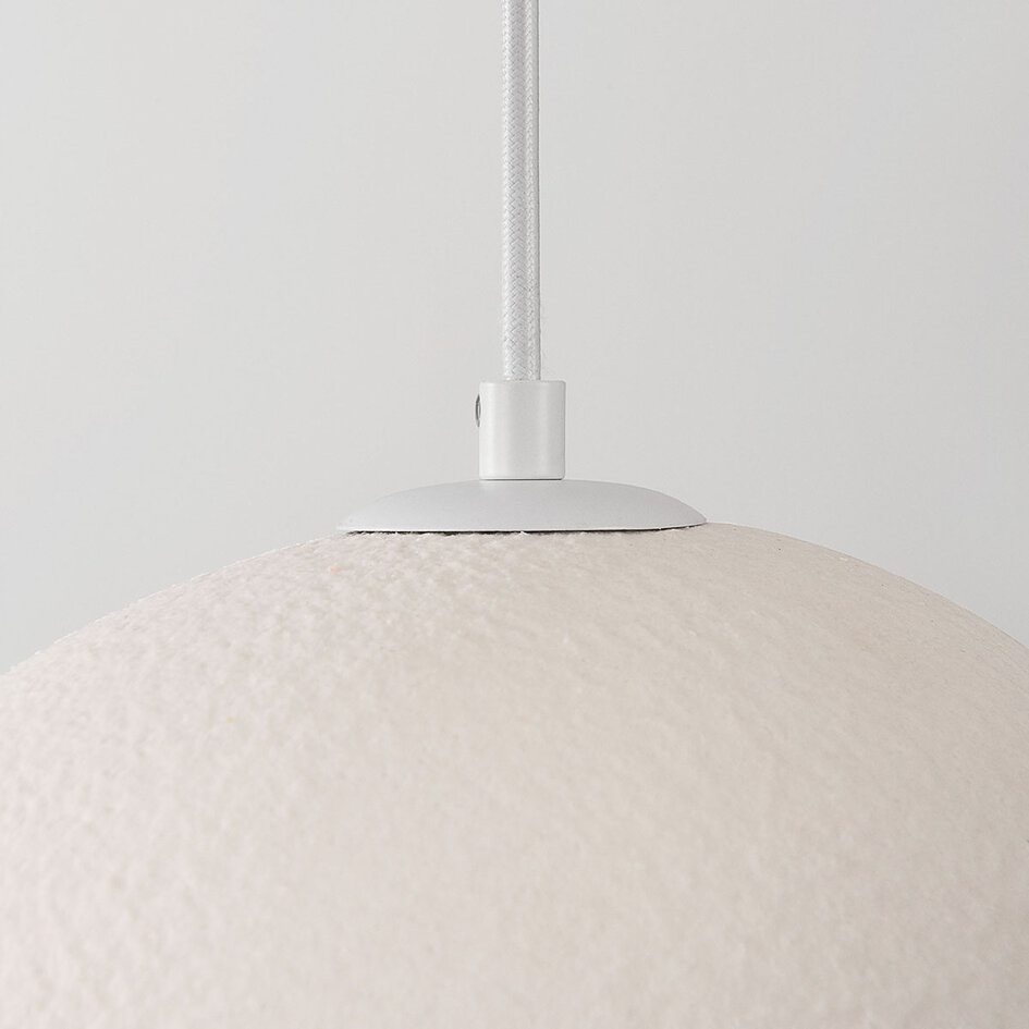 5-ljus Wabi Sabi taklampa Klori vit steneffekt