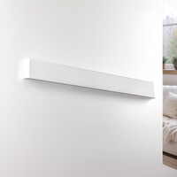 Vägglampa Norell 83 cm i vitt med integrerade lysdioder