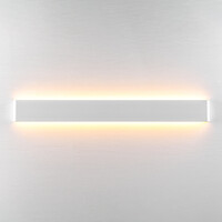 Vägglampa Norell 83 cm i vitt med integrerade lysdioder