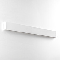 Vägglampa Norell 83 cm i vitt med integrerade lysdioder