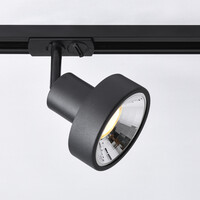 Set med 1-fas skensystem på 1,5 meter och Joel-spotlights, svart
