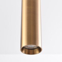 Cylinderformad pendellampa Simon 1-fas, guld