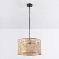 Pendellampa Mimbre med en lampa - rotting