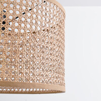 Pendellampa Mimbre med en lampa - rotting