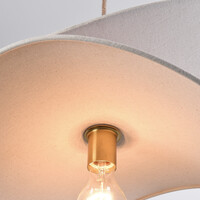 Pendellampa Linha med en lampa - vit