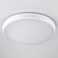 Taklampa vit Ø35,2 cm med nödenhet - CCT switch 3000K/4000K/6000K