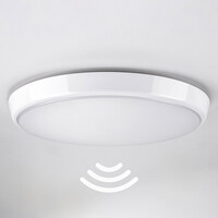 Taklampa vit Ø35,2 cm med CCT-omkopplare och sensor - 3000K/4000K/6000K