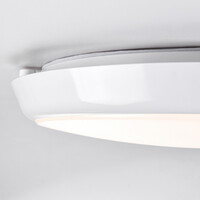 Taklampa vit Ø25,5 cm med nödenhet och CCT-switch 3000/4000/6000K