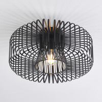 Taklampa Metallo med en lampa - svart