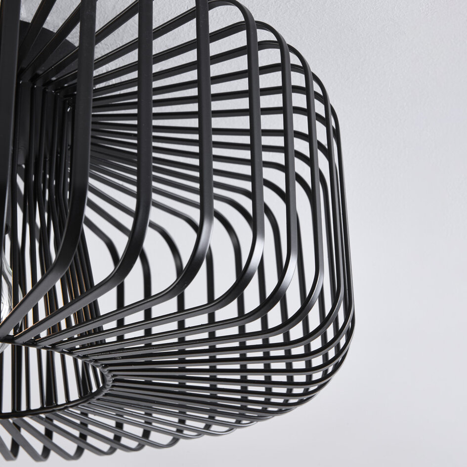 Taklampa Metallo med en lampa - svart