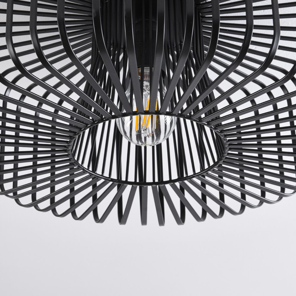 Taklampa Metallo med en lampa - svart