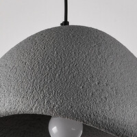 Wabi sabi-pendellampa Cemento i grå steneffekt - 60 x 47 cm