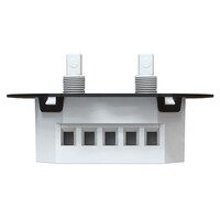 Duo väggdimmer, infälld 2 x 0-200W