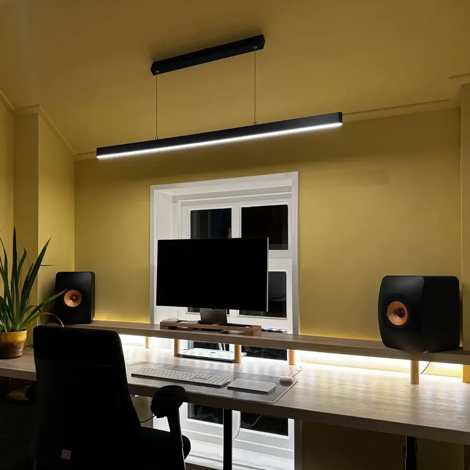Smart pendellampa Andre med LED och Tuya Smart-appen - svart